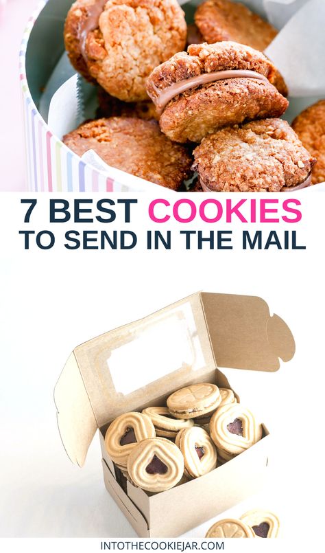 Cookies To Send In The Mail, Treats To Send In The Mail, Mailing Cookies Care Packages, Best Cookies To Mail Care Packages, Cookies To Mail Care Packages, Cookies That Mail Well, How To Mail Cookies Care Packages, Mailing Cookies Tips, Cookies That Ship Well Care Packages