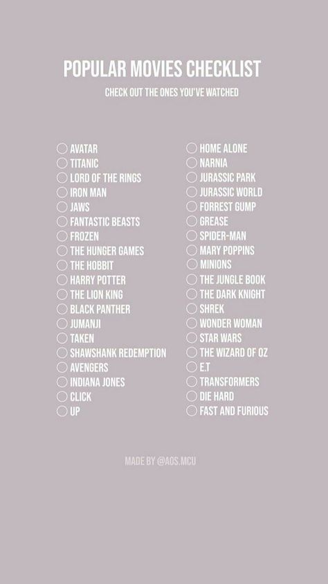 Popular movies checklist 2022 Movies List, Netflix Checklist Movies, Classic Movie Checklist, Popular Movies List, Nostalgic Movies List, Popular Netflix Movies, Top Movies Of All Time, Bollywood Movie Checklist, Classic Movie List