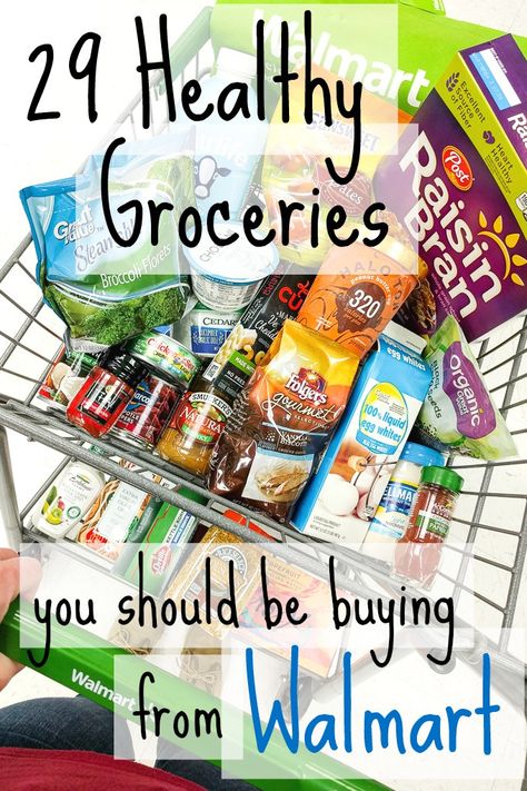 29 Healthy Groceries You Should Be Buying at Walmart | theeverykitchen.com Office Food, Healthy Snacks To Buy, Healthy Instant Pot Recipes, Healthy Grocery List, Healthy Groceries, Healthy Work Snacks, Snacks For Work, Healthy Snacks For Kids, Grocery Shop