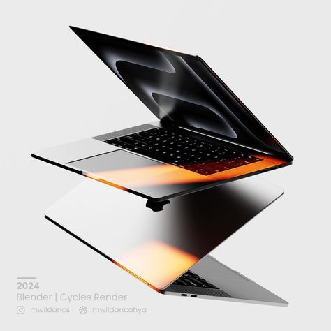 Macbook pro Product Render Visualization. With the same lighting and render setup from my previous work. Done in Blender. Cycles Render . #3d #productrender #macbookpro #laptopdesign #apple #blender #render #cycles #eevee #3dproducts 3d Product Rendering, Blender Product Render, 3d Product Visualization, Product Key Visual, Audi Art, 3d Animation Videos, Render Reference, 3d Portfolio, Render Scene