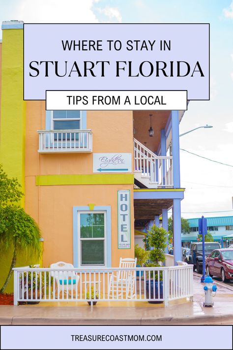 Places to stay in Stuart Florida Stuart Florida, Enchanted Cottage, Treasure Coast, Tourist Trap, Iconic Buildings, Old Florida, The Boutique, Coastal Cottage, Kit Homes