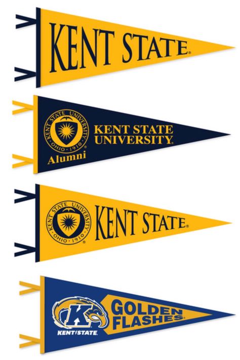 Shirt Tech Pack, Pennant Design, Rustic Graduation Party, State Decor, Kent State University, Grad Party Decorations, Kent State, College Board, Grad Caps