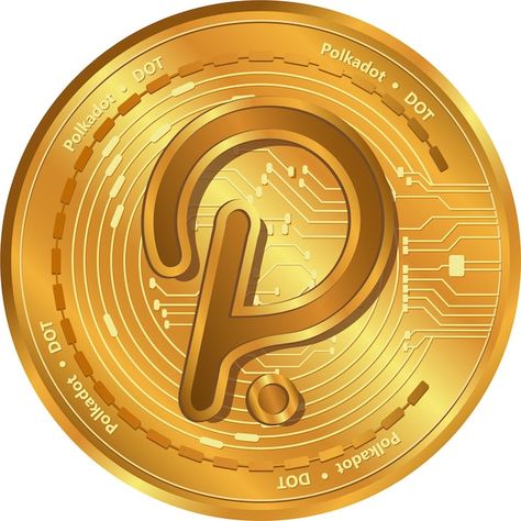 Polkadot dot gold coin.cyptocurrency tok... | Premium Vector #Freepik #vector #background #business #gold #cover Technical Analysis Indicators, Money Exchange, Digital Money, Bull Market, Bear Market, Bull Run, Best Crypto, Capital Market, Gold Coin