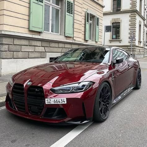 BMW Menace | M Club on Instagram: "Cherry Red BMW M4! 🍒❤️ Credits 📸🏎: @the19tommy85 #BMW #BMWPerformance #MPerformance #Cars4Life #BMWFanatics #Bimmergram #bmwm4" Bmw M4 G82, Bmw Red, Bmw M Series, Carros Bmw, Serie Bmw, Bmw Performance, Dream Cars Bmw, Bmw M Power, Mercedes Sl