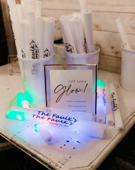 Summer Wedding | Howe Farms | Chattanooga, TN LED Light Up Glow Sticks Glow Stick At Wedding, Neon Lights Wedding Backdrop, Glow Sticks Sign Wedding, Glow Stick Set Up Wedding, Light Up Glow Sticks Wedding, Light Up Glasses Wedding, Glow Wands For Wedding, Glow Stick Table Wedding, Led Glow Sticks Wedding