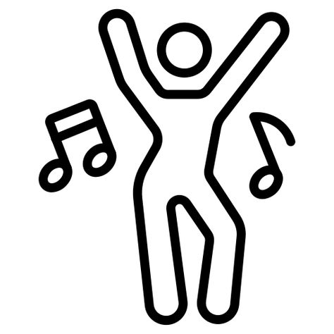 Dancing Icon, Icon Party, Move Icon, Dance Icon, Dance Png, Restroom Signs, Dance Vector, Party Icon, Person Icon