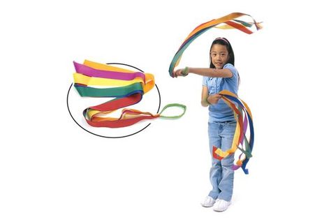 Rainbow Ribbons, Ribbon Dance, Rainbow Dance, Fitness Toys, Gross Motor Activity, Dance Decorations, Felt Boards, Time Activity, Tactile Stimulation