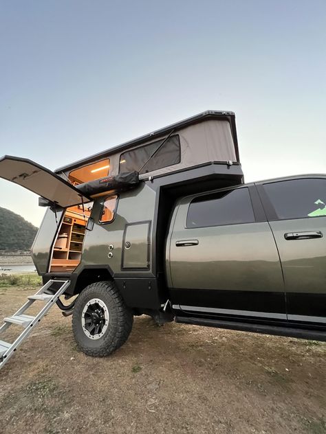 Pick Up Camper Truck Bed, F150 Camper, Pickup Bed Camper, Overland Truck Camper, Diy Truck Camper, Truck Topper Camper, Pickup Camping, Pickup Trucks Camping, Camping Trailer Diy