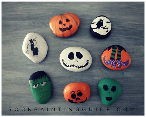 Try these fun Mom Approved Halloween Rock Painting crafts with your kids. Great fun for all skill levels from beginners to advanced. Rock Painting Ideas For Beginners, Halloween Rock Painting, Easy Rock Painting Ideas, Easy Rock Painting, Link Halloween, Painting Ideas Easy, Silver Christmas Decorations, Painting Ideas For Beginners, Halloween Rocks