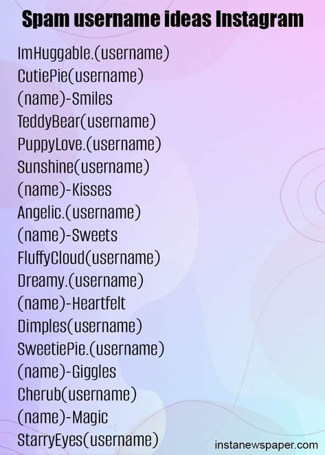 Instagram Story Highlight Icons Spam Account Name Ideas, Spam Username, Account Names Ideas, Spam Username Ideas, Instagram Nicknames, Catchy Name, Catchy Names, Instagram Story Highlight Covers, Name For Instagram