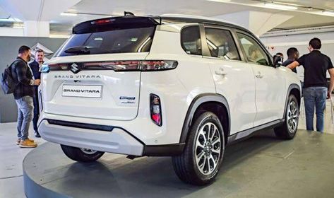 Maruti Grand Vitara White Colour, Black Roof - Showcased In S Africa Grand Vitara Suzuki, Black Roof, Suzuki Grand Vitara, Connected Car, Suzuki Vitara, Bike News, Tire Pressure Monitoring System, Digital Experience, Wallpaper Trends