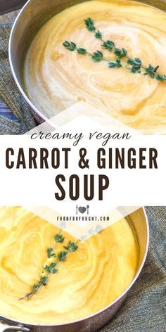 This delicious carro Carrot And Ginger Soup, Nutritious Soup, Carrot Ginger Soup, Ginger Soup, Carrot And Ginger, Paleo Lunch, Carrot Soup, Paleo Dinner, Whole30 Recipes