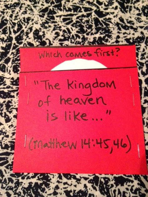 Matthew 14:45, 46. Parable of the Pearl of Great Price. Pearls are very precious and, sometimes, very costly. Jesus likens the kingdom of heaven to a pearl of great price on the blog tonight. Easy, inexpensive, and unique children's Bible lessons. Free to all! Take a look and share! The Pearl Of Great Price, Pearl Of Great Price Craft, Pearl Of Great Price, Bible Verse Crafts, Bible Parables, Parables Of Jesus, Sunday School Projects, Sunday School Classroom, Life Of Christ