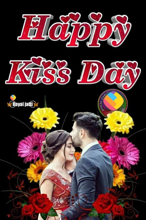 Happy kiss day Happy Kiss Day Images, Sayri Hindi Love, Cute Valentine Sayings, Kiss Day Images, Valentine Sayings, Velentine Day, Festival Pics, Happy Kiss Day, Holi Wishes