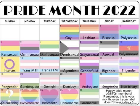 Pride Month Days 2023, Pride Month Flags, Pride Calendar 2023, Pride Facts, Pride Jokes, Pride Doodles, Panromantic Flag, Ideas For Pride Month, Pride Month Calendar