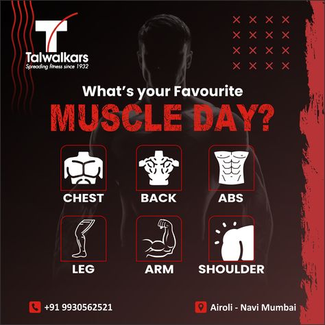 What's your favourite ❓

Comment below 👇💬

Contact us today - 9930562521 


Address : 2nd Floor, Ripplez Mall,Sector no.7, Plot no.6/A, above MC Donalds, Airoli, Navi Mumbai, Maharashtra 400708 Gym Post Ideas, Gym Content Ideas, Gym Posts Instagram, Gym Advertising, Gym Marketing, Gym Social Media, Gym Content, Social Media Campaign Design, Gym Banner