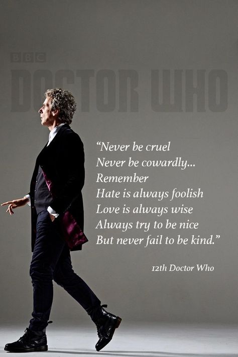 #doctorwho  #bbcdoctorwho Dr Who Tattoo, Dr Who Quotes, Doctor Who Peter Capaldi, Capaldi Doctor Who, Peter Capaldi Doctor Who, Doctor Who 12, Doctor Tattoo, Doctor Who Wallpaper, Doctor Quotes