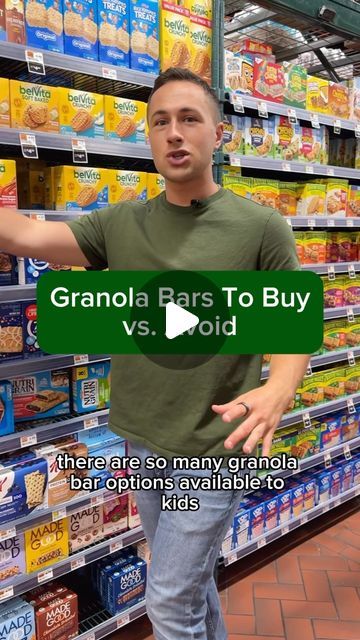 Hunter Stoler on Instagram: "Buy the best granola bars for you and your kids!!

Some of my favorites 👉 @theyesbar @larabar @jonesbars 

#health #wellness #nutrition #granolabar #kidssnacks" Best Granola Bars, Dessert Videos, Homemade Bar, Best Granola, Wellness Nutrition, Lara Bars, Granola Bar, Breakfast Bars, Granola Bars