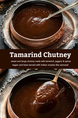 Chaat Indian, Tamarind Recipes, Indian Chaat, Indian Chutney, Sev Puri, Samosa Chaat, Tamarind Sauce, Indian Appetizers, Tamarind Chutney