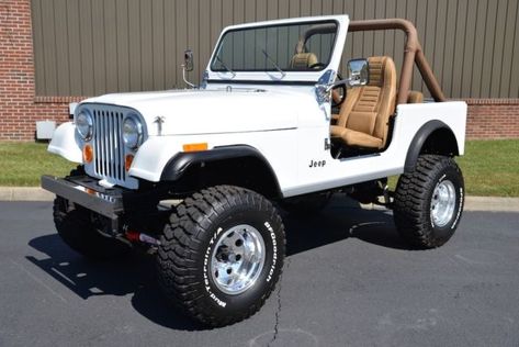 RESTORED 1986 JEEP AMC CJ7 MANUAL FRESH RESTORATION Jeep Cj5 Restorations, Jeep Ika, Jeep Scout, Toyota Cruiser, Smart Cars, American Pickup Trucks, Jimny Suzuki, Cj Jeep, White Jeep