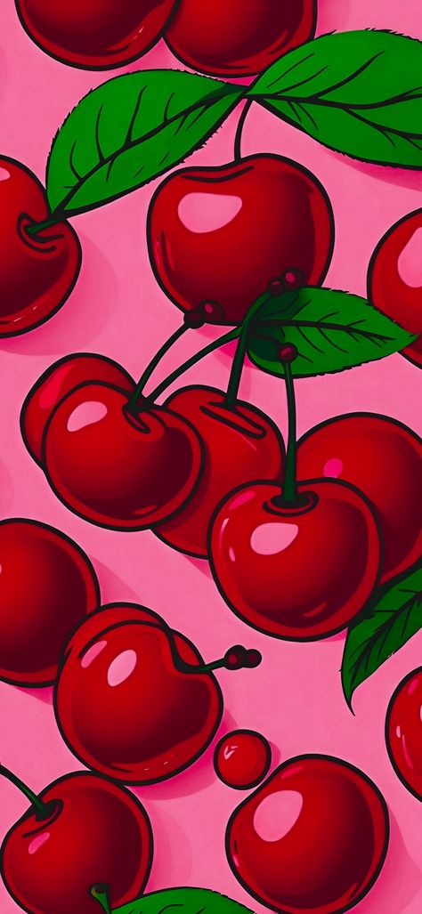 Old School Widgets, Girly Ios 16 Wallpaper, Hot Pink Motivational Wallpaper, Cherry Widget Aesthetic, Quirky Phone Wallpaper, Cherry Iphone Wallpaper Aesthetic, Mexican Phone Wallpaper, Cherry Lockscreen Aesthetic, Ipad Wallpaper Cherry