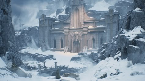 ArtStation - Dwarven Stronghold Dwarven Village, Dwarven Stronghold, Dwarven Architecture, Dwarven City, Dm Tools, Man Vs Nature, Fire Demon, Fantasy Village, The Assassin