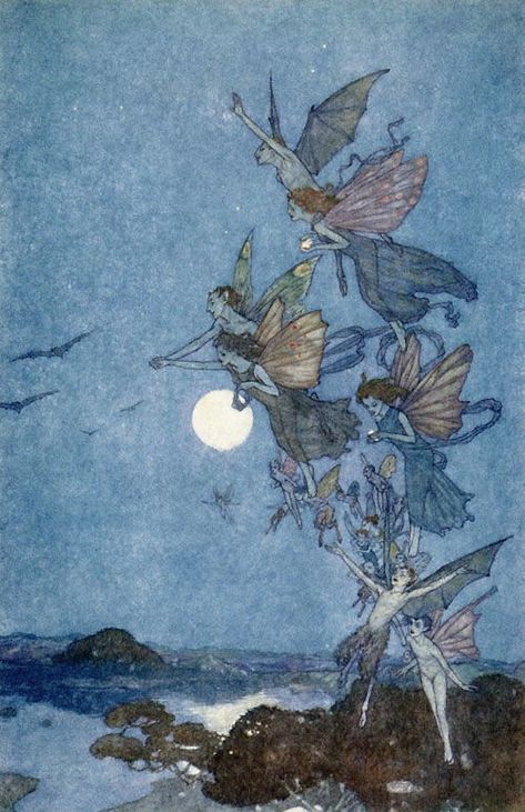 04 | Jun | 2015 | Byron's muse Edmund Dulac, The Tempest, Fairytale Art, Fairy Art, The Fairy, Fairy Core, Pretty Art, Fairy Tale, Art Style