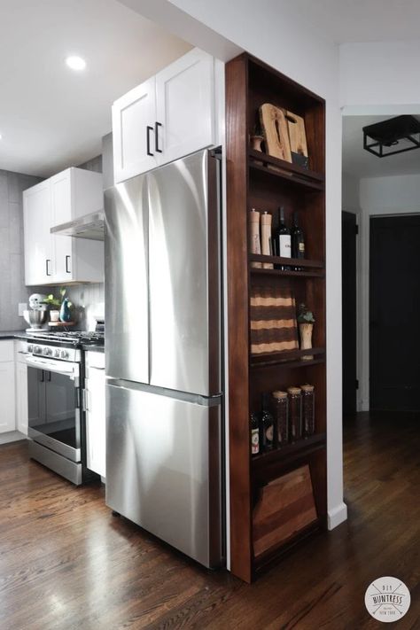 Side by side fridge organization