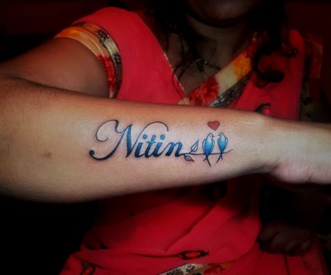 Nitin Name Tattoo, Name Tattoo Finger, Name Tattoo Design, Tattoo Finger, Cool Pencil Drawings, Name Tattoo Designs, Name Tattoo, Name Tattoos, Dream Art