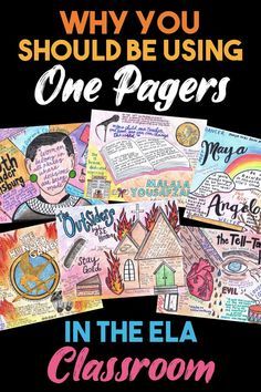 Gifted Middle School Activities, Health For Kindergarten Lesson Plans, Learning Activities Middle School, Teachers Favorite Books Display, One Pager Examples Middle School, One Pager History Examples, Middle School Educational Activities, One Pagers For Elementary, Class Jobs Middle School