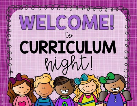 Curriculum Night tips for elementary teachers- Curriculum Night Power Point template Curriculum Night Kindergarten, Kindergarten Parent Night, Curriculum Night Ideas, School Data Walls, Night Checklist, 7th Grade Writing, Data Walls, Classroom Volunteer, Curriculum Night