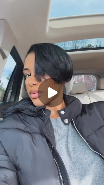 The Cut Life on Instagram: "love this cut by @ebeauty404 on @yoshfilmss 🔥

#thecutlife #atlhairstylist #atlantahairstylist #shorthaircut #bobhaircut #shorthairstyle #atlsalon" Ear Length Bob Black Women, Ear Length Bob, Bob Black Women, Grey Hair Journey, Short Hair Styles Color, Grown Out Pixie, Short Hair Styles Black, Hair Styles For Over 50, Short Pixie Bob