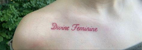 tattoo, art, ink Divine Feminine Tattoo Collarbone, Devine Femine Tattoos, Devine Feminine Tattoos, Devine Feminine Art Tattoo, Divine Feminine Tattoo, Aesthetic Post, Feminine Tattoo, Cute Small Tattoos, Feminine Art