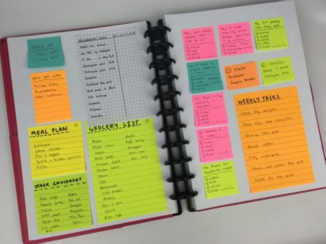 10 Ways to plan using sticky notes - All About Planners Organizing With Sticky Notes, Post It Planning, Sticky Note To Do Board, Post It To Do Board, Sticky Note Planning, Post It Note To Do List, Post It Notes Organization, Post It Note Planning, Office Notes Ideas