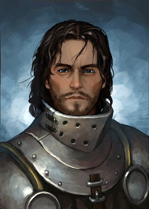 Pillars of Eternity Paladin Human Paladin Male, Human Paladin, Portrait Male, Pillars Of Eternity, Plate Armor, Heroic Fantasy, Fantasy Portraits, Human Male, Concept Artist