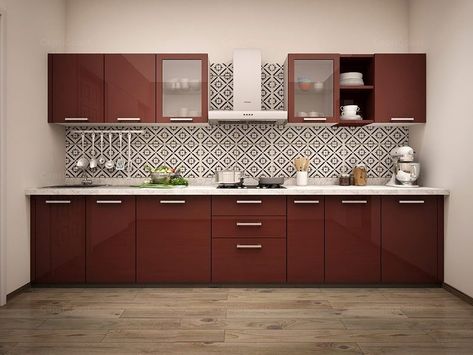 15 Latest Kitchen Furniture Designs With Pictures Ruangan Studio, Modern Kitchen Cabinet, Kitchen Modular, Kitchen Cupboard Designs, Modular Kitchen Designs, Stairs Ideas, Modern Kitchen Cabinet Design, Modular Kitchen Design, Farmhouse Kitchen Cabinets