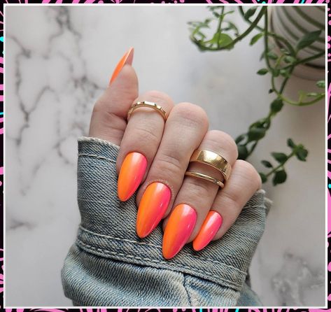 Looking to rock the latest trend? Try out yellow chrome nails! Get the hottest look with this bold and vibrant color. Stand out from the crowd and shine bright with these stunning nails. Don't miss out on this must-have beauty trend - try them now!