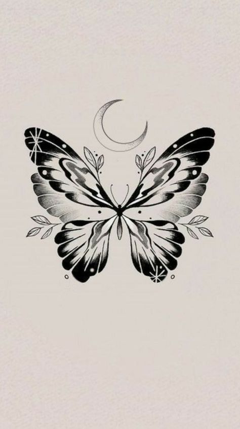 Chef Tattoo, Leaf Tattoo, Feather Tattoos, Chest Piece, Moon Tattoo, Butterfly Tattoo, Lotus Flower Tattoo, Tattoo Inspo, Tattoo Drawings