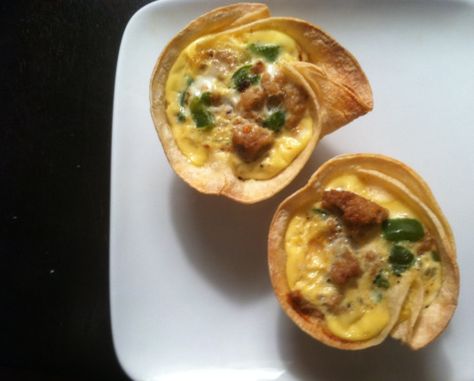 Corn Tortilla Quiche Cups Quiche Ideas, Tortilla Quiche, Quiche Cups, Great Breakfast Ideas, Easy To Make Breakfast, Corn Tortilla, Grab And Go Breakfast, Breakfast Quiche, Brunch Food