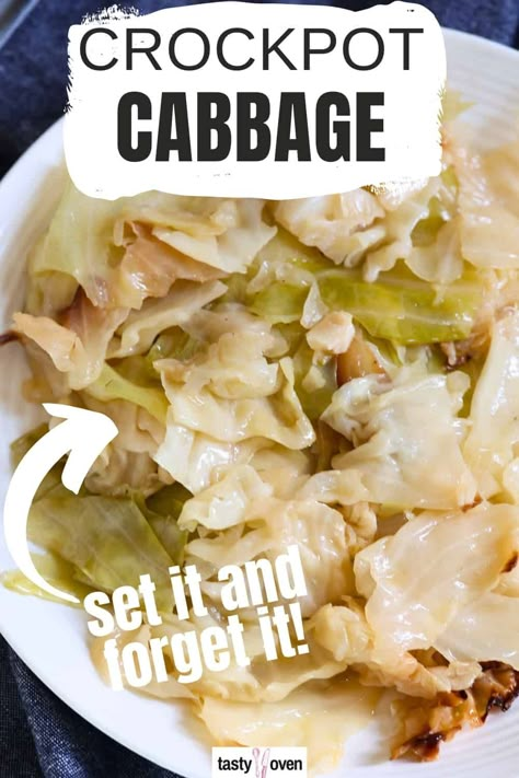 Make a great side dish with a head of cabbage, melted butter and your slow cooker. Using your crockpot to make vegetables is an easy, hands-off way to prepare many different delicious side dishes to go with dinner. Slow Cooker Garlic Parmesan Cabbage, Cabbage Cooked In Crockpot, Cabbage Carrots And Potatoes Crock Pot, Slow Cooker Cabbage Casserole, Buttery Cabbage Recipe, How To Eat Cabbage, Crockpot Meals With Cabbage, Recipe Using Cabbage, Cabbage Recipes For New Years Day