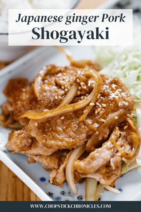 Okinawa Shoyu Pork, Pork Ginger Recipes, Japanese Ginger Pork, Pork Japanese Recipe, Japanese Pork Chops, Japanese Meat Recipes, Ginger Pork Recipes, Okinawan Shoyu Pork Recipe, Pork Asian Recipes