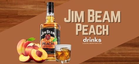 Jim Bean Peach Drinks Recipe, Peach Jim Beam Drinks, Jim Beam Drinks, Jim Bean, Summer Party Drink, Unsweetened Iced Tea, Peach Cocktail, Peach Tart, Sparkling Lemonade