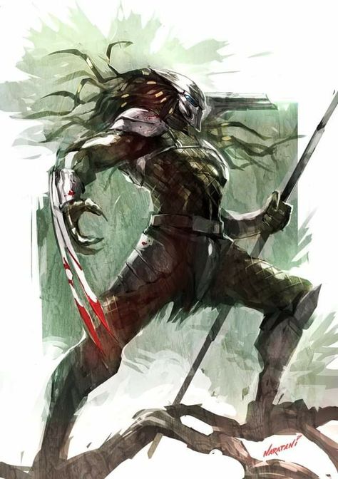 Yautja Fanart, Sci Fi Icons, Zombie Apocalypse Outfit, Predator Artwork, Predator Yautja, Predator Alien Art, Predator Movie, Aliens Vs Predator, Alien Xenomorph