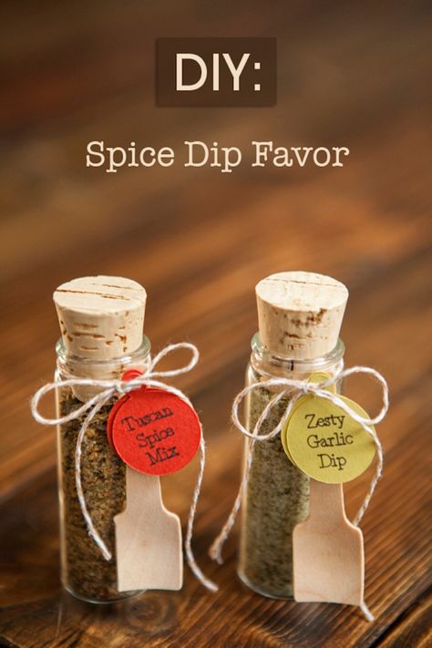 Six Last-Minute DIY Holiday Gifts for Christmas or Any Time — Eatwell 101 - Spice Dip Favors, Glittered Wooden Spoons, Rosemary Garlic Olive Oil, Homemade Hot Chocolate Mix, Painted Polka Dot Tea Towel, DIY Vanilla Salt and Vanilla Extract Spice Wedding Favors, Wedding Souvenirs Diy, Wedding Favor Sayings, Simple Wedding Favors, Wedding Favors Rustic, Diy Favors, Wedding Favor Table, Wedding Favors Ideas, Creative Wedding Favors