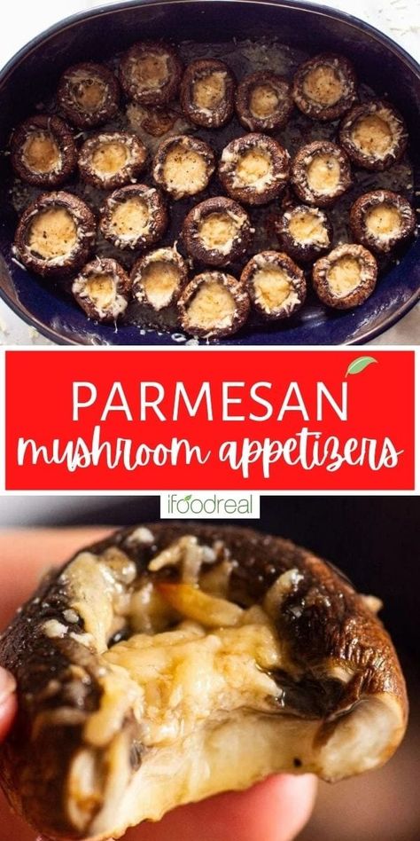 Baby Bella Mushroom Recipes, Best Mushroom Recipes, Baked Stuffed Mushrooms, Best Mushroom Recipe, Vegetable Entrees, Delicious Crockpot Recipes, Baby Bella Mushrooms, Mushroom Appetizers, Healthy Fall Recipes