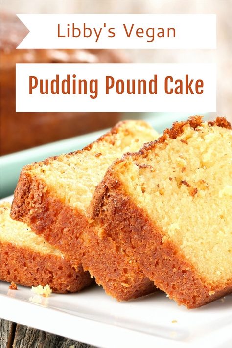 Egg Free Pound Cake, Vegan Pudding Cake, Dairy Free Pound Cake, Banana Pudding Pound Cake, Vegan Pound Cake Recipe, Vegan Pound Cake, Cherry Loaf Cake, Cherry Loaf, Vanilla Pound Cake Recipe