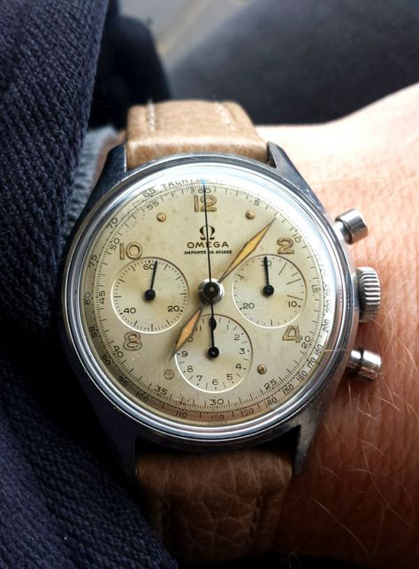 Omega Chronograph, Omega Watches, Vintage Omega, French Market, Dream Watches, Man Men, Stylish Watches, Classic Watches, Beautiful Watches