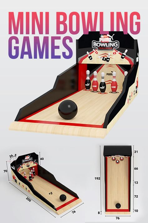 Game design ideas, Mini Bowling Games, Play for Fun Game Design Ideas, Brochure Design Creative, Mini Bowling, Bowling Games, Fall Fest, Booth Ideas, Design Creative, Brochure Design, 3d Design