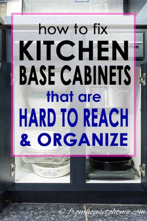 Organizing Ideas Bathroom, Lower Kitchen Cabinets, Tool Storage Garage, Office Organization Desk, Bathroom Organizing Ideas, Kitchen Cabinet Storage Solutions, Storage Ideas Organizing, Storage Ideas Bathroom, Kitchen Cabinets Storage