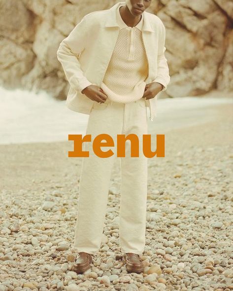 Renu 🌿 a sustainable brand 🪴 For enquiries please visit www.studiouzi.co.uk 🌿 #branding #fashion #sustainable #sustainablefashion #design #sustainablebrand #briefclub Fashion Brand Identity, Sustainable Fashion Brands, Sustainable Brand, April 20, Brand Designer, Brand Identity, Sustainable Fashion, Fashion Brand, Sustainability